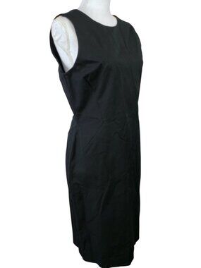 Banana Republic Factory Kivanch Sheath Dress Black Sleeveless Size 2 Stretch